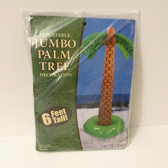 Inflatable Jumbo Palm Tree Decoration 6 Feet Tall - Picture 5 of 13